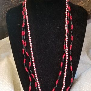 Artisan seed bead necklaces
